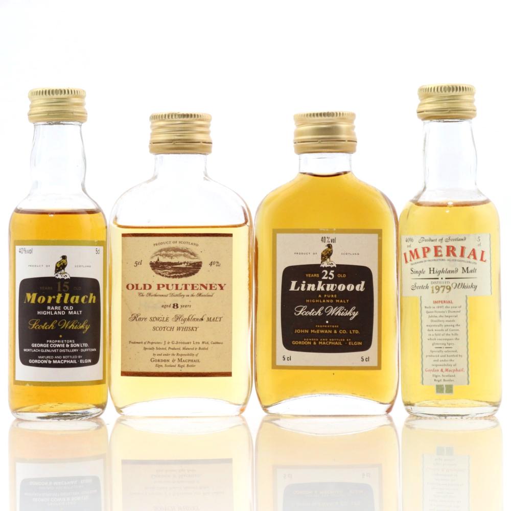Gordon MacPhail Miniature Selection 4 x 5cl / Includes Linkwood 25 Year Old