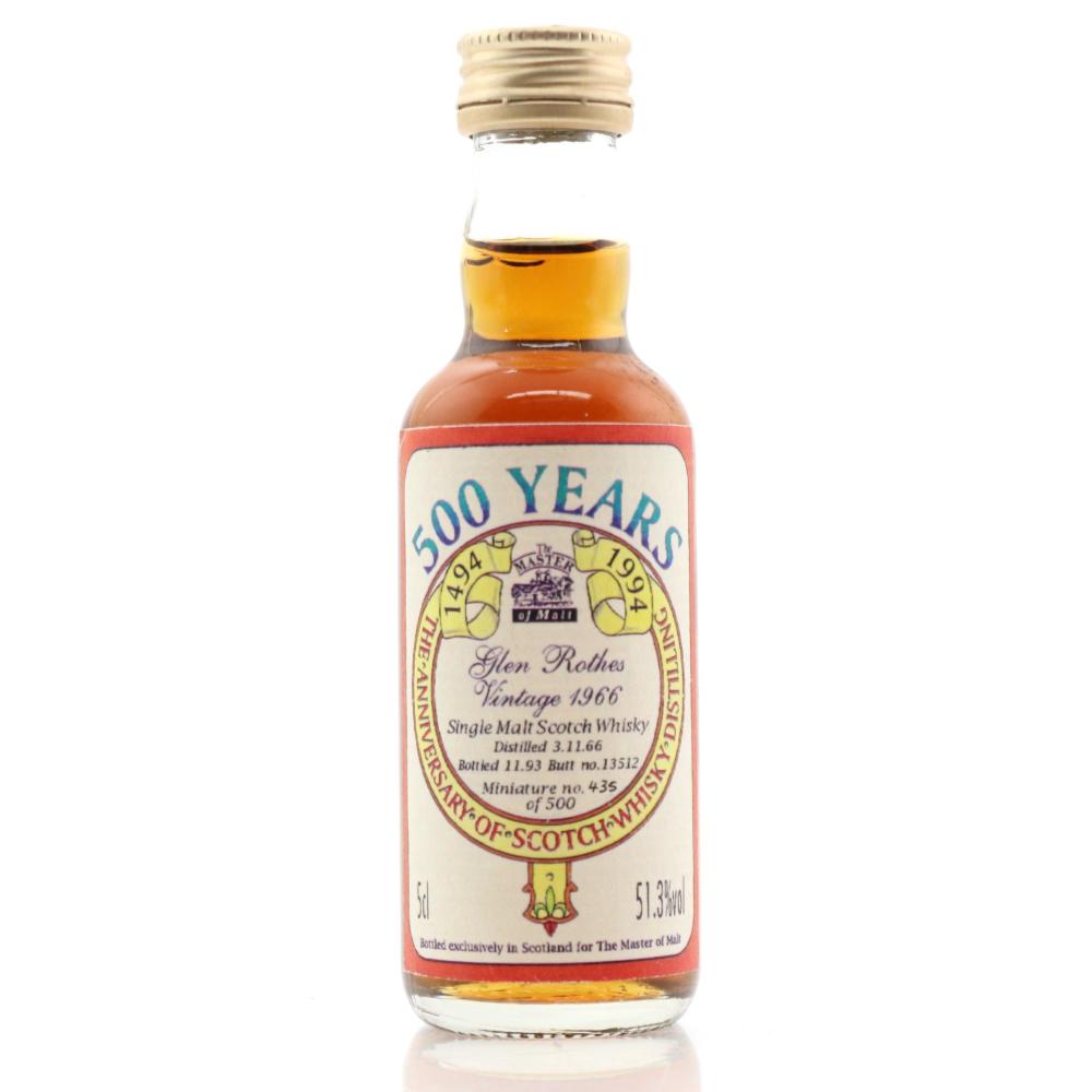 Glenrothes 1966 Master of Malt Miniature 5cl
