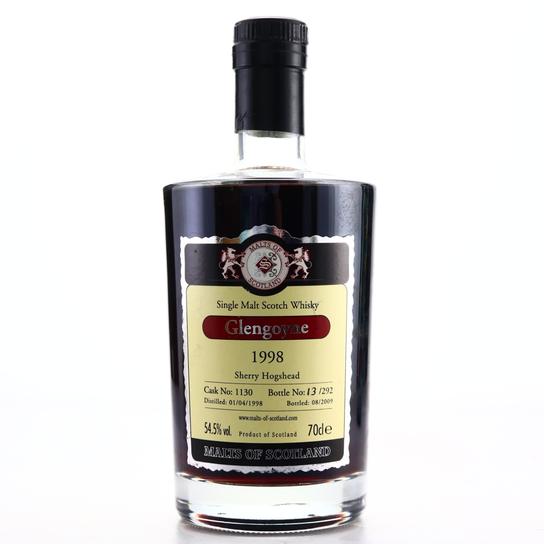 Glengoyne 1998 Malts of Scotland Sherry Hogshead