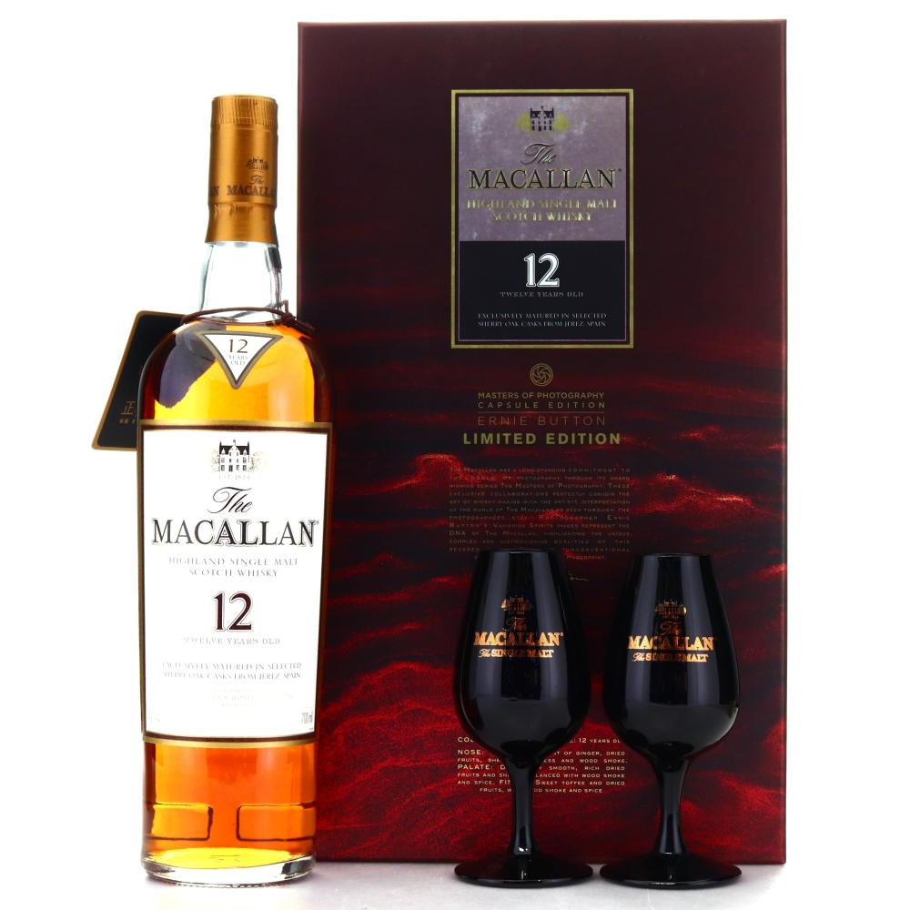 Macallan 12 Year Old  Ernie Button Limited Edition