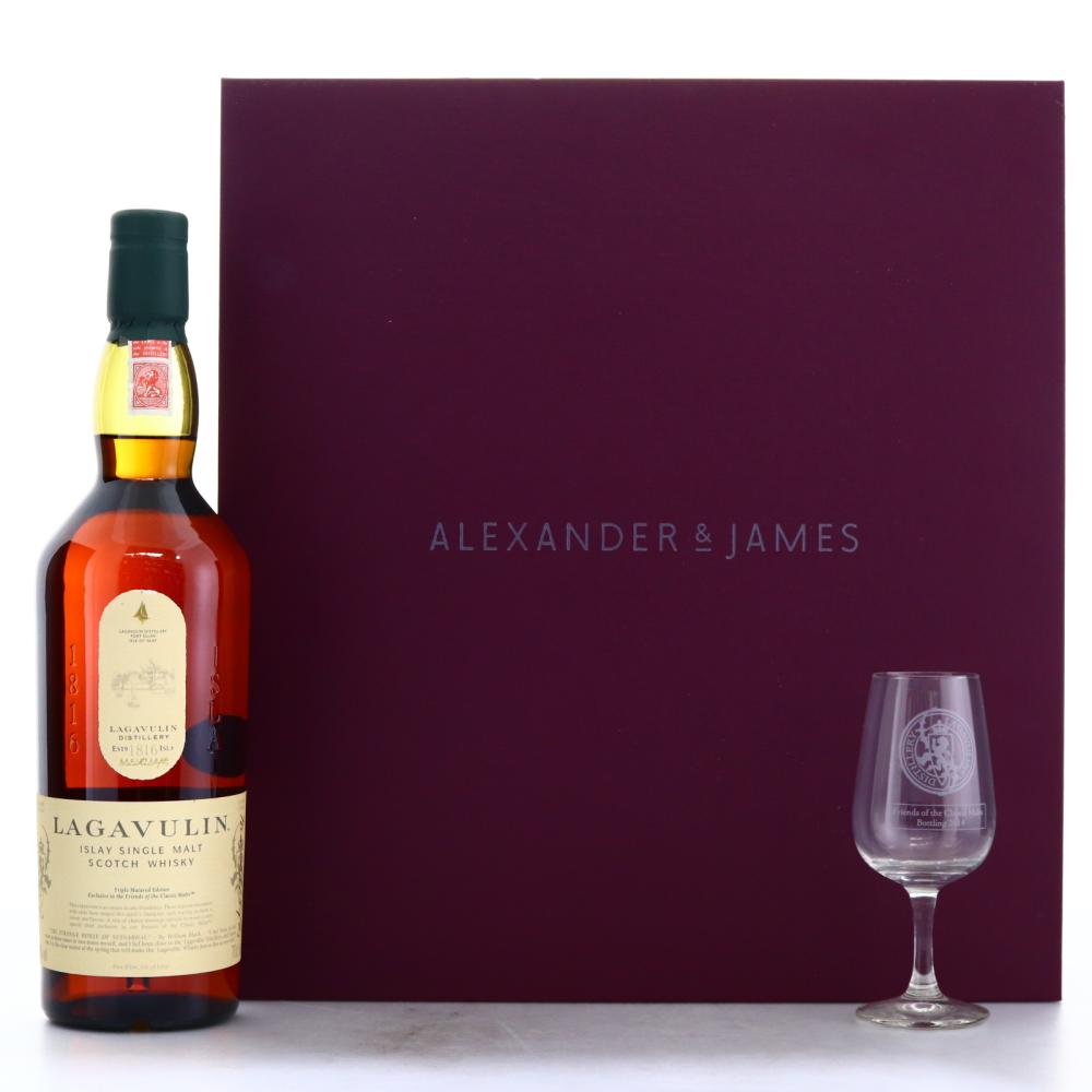 Lagavulin Triple Cask Matured Friends of The Classic Malts / Includes Tasting Glass