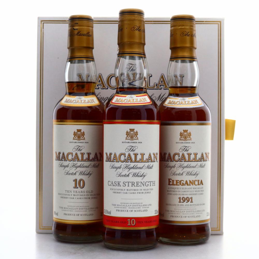 Macallan Travellers Choice 3 x 33.3cl / including Cask Strength 10 Year Old 58.5%​​​​​​​