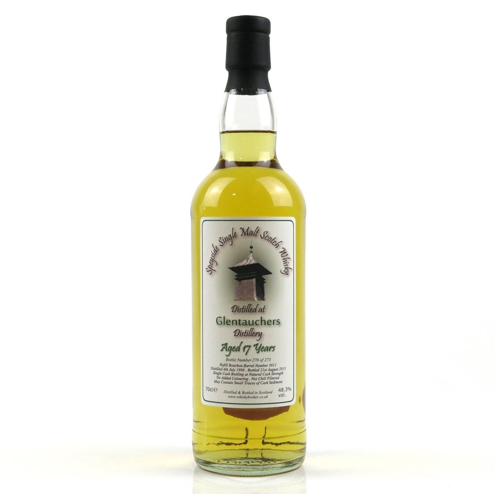 Glentauchers 1996 Whisky Broker 17 Year Old