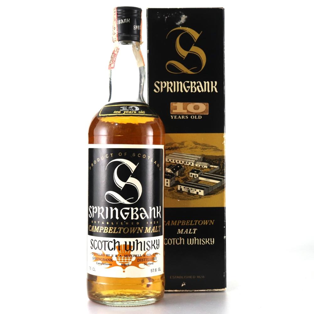 Springbank 10 Year Old Cask Strength 1980s