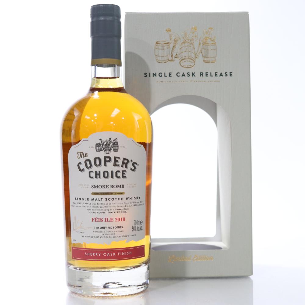 Smoke Bomb Cooper's Choice Sherry Finish Islay Single Cask / Feis Ile 2018