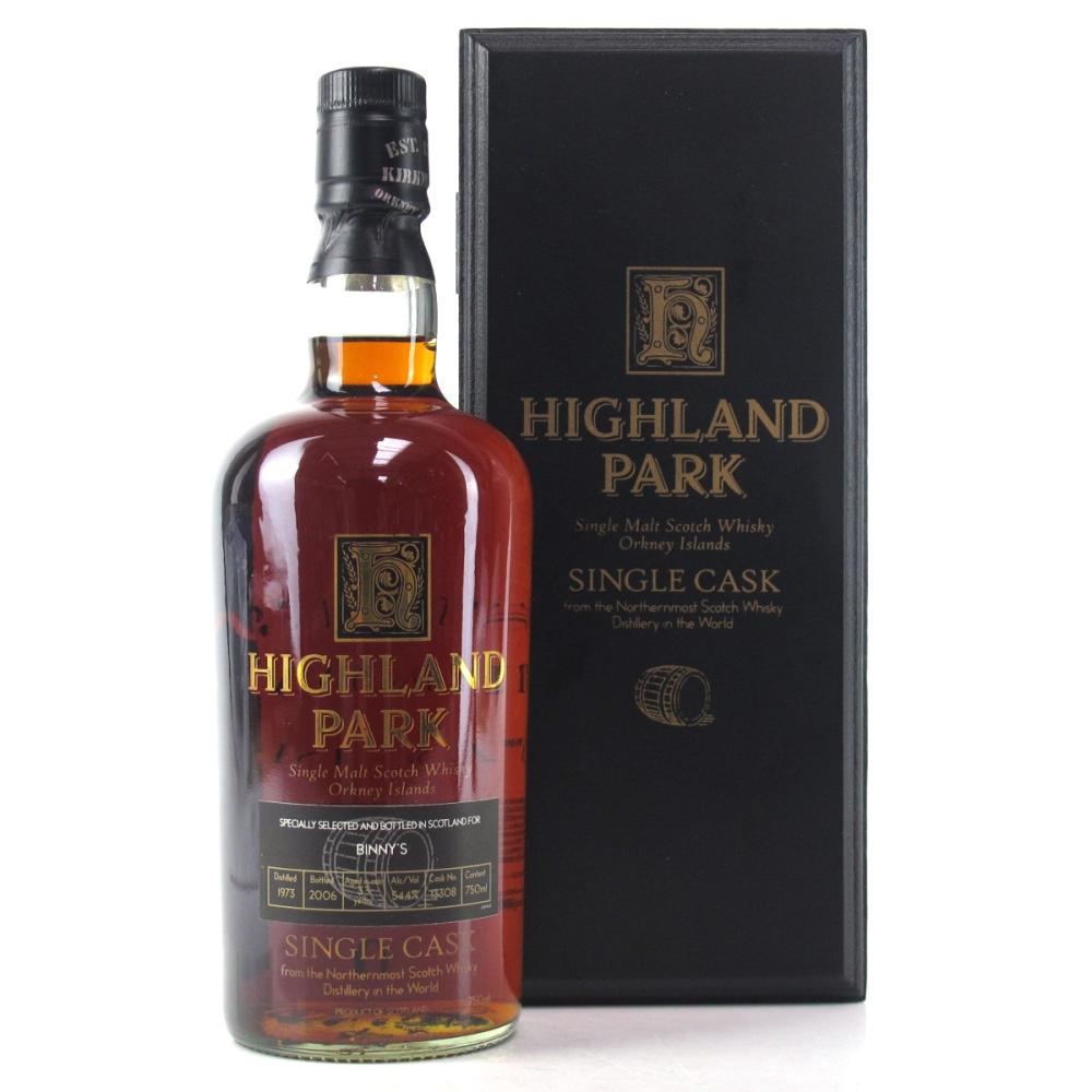 Highland Park 1973 Single Cask 33 Year Old #11308 / Binny's