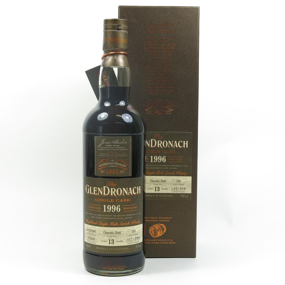 Glendronach 1996 Single Cask 13 Year Old Batch #1