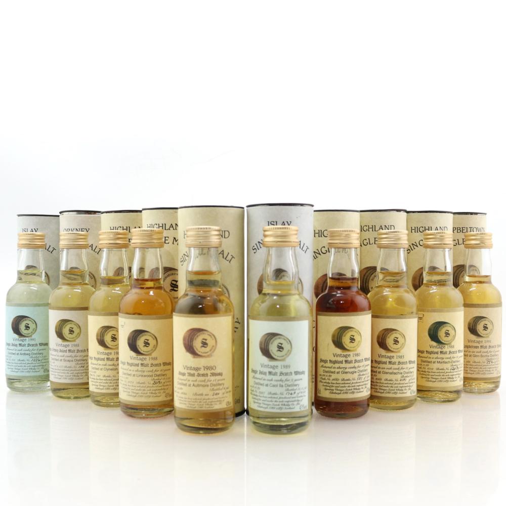 Signatory Vintage Miniature Selection 10 x 5cl / Includes Glenugie