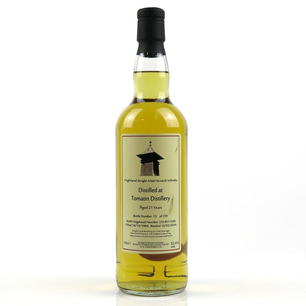 Tomatin 1994 Whisky Broker 21 Year Old