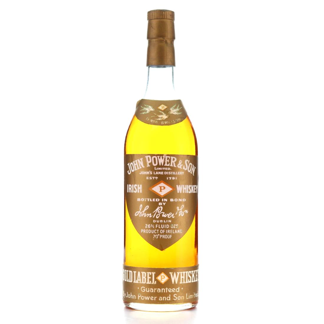 John Power & Sons Gold Label Irish Whiskey circa 1970s