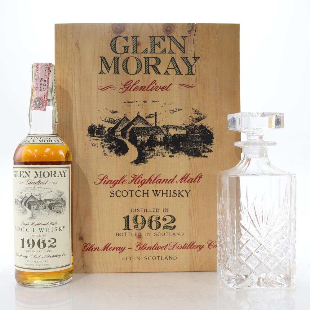Glen Moray 1962 27 Year Old with Decanter / Barone Ricasoli Import