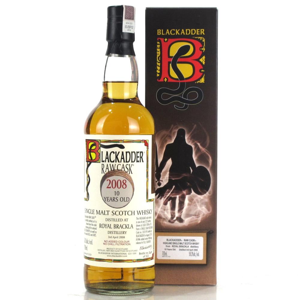 Royal Brackla 2008 Blackadder Raw Cask 10 Year Old