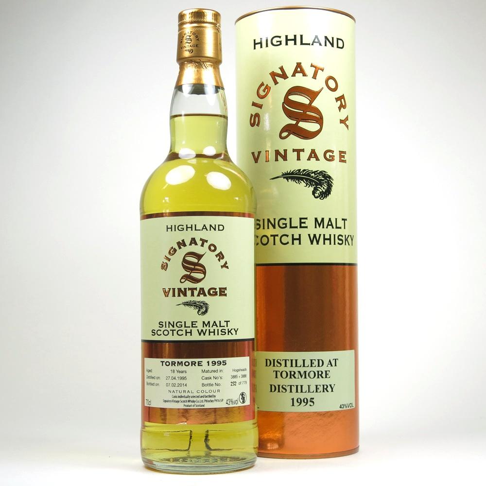Tormore 1995 Signatory Vintage 18 Year Old