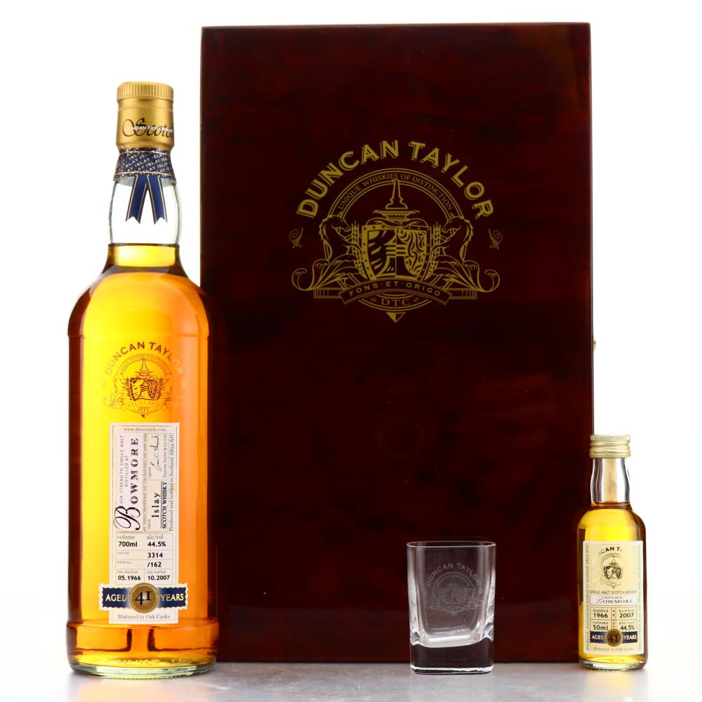 Bowmore 1966 Duncan Taylor 41 Year Old with Miniature