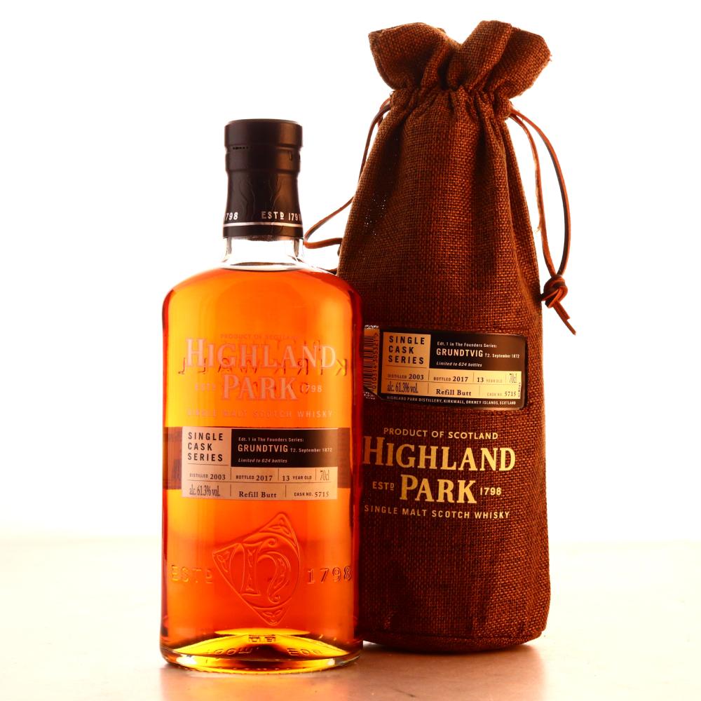 Highland Park 2003 Single Cask 13 Year Old #5715 / Grundtvig