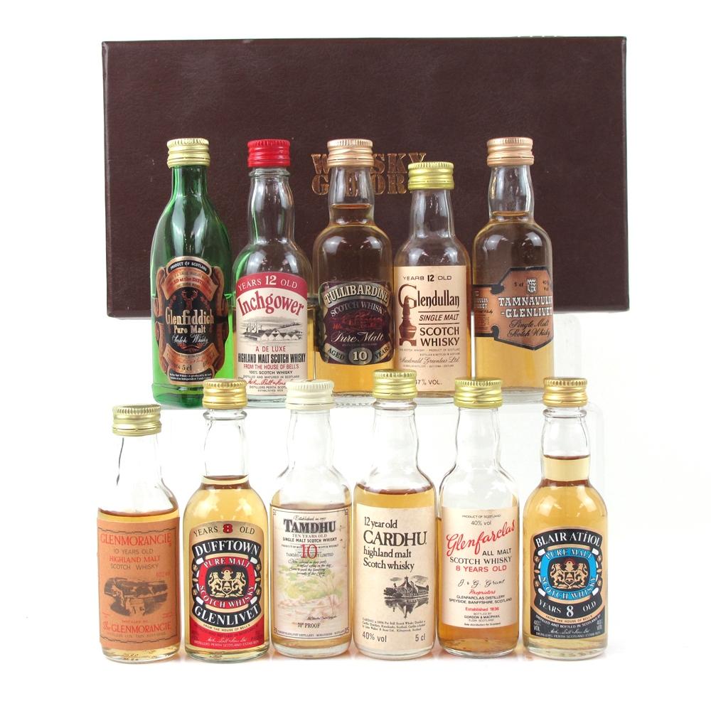Whisky Galore Miniature Pack 11 x 5cl Circa 1970s
