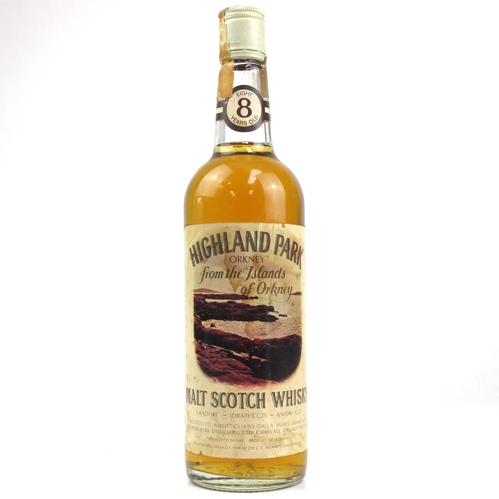 Highland Park 8 Year Old James Grant & Co 75cl 1970s 