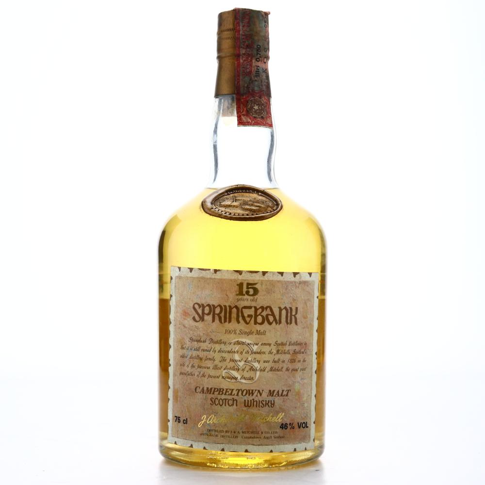 Springbank 15 Year Old J. Archibald Mitchell 75cl