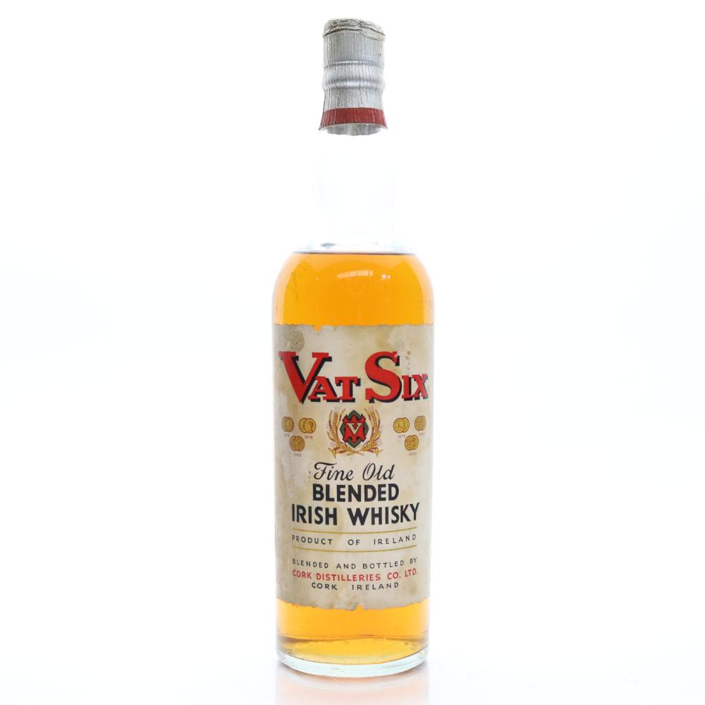 Vat Six Irish Whisky Circa 1950s