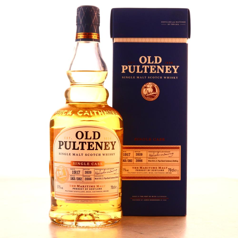 Old Pulteney 2006 Single Cask #1917 / Wick R.B.L.S. Pipe Band Centenary