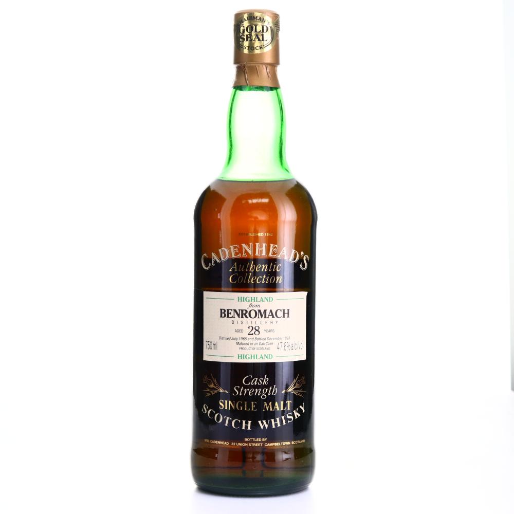 Benromach 1965 Cadenhead's 28 Year Old 75cl / US Import