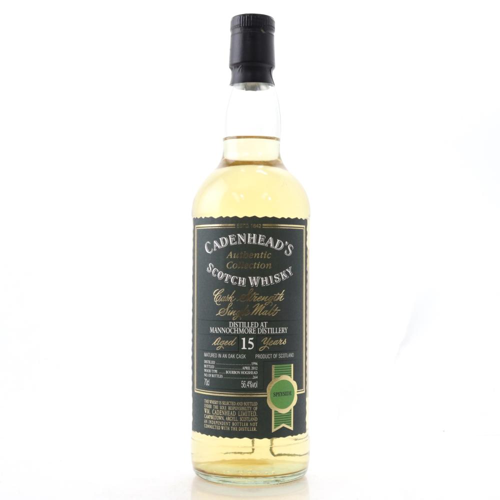 Mannochmore 1996 Cadenhead's 15 Year Old