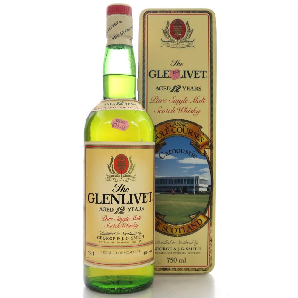 Glenlivet 12 Year Old / Carnoustie Golf Course Tin