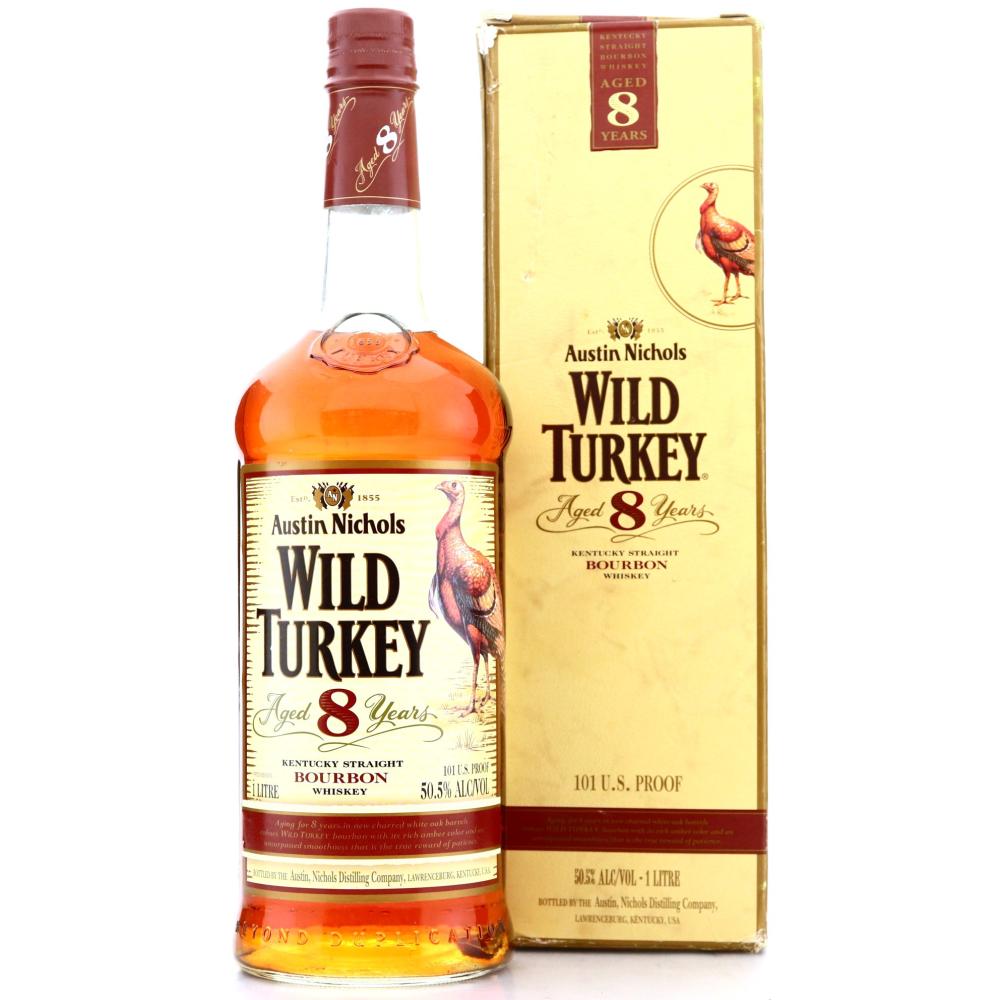 Wild Turkey 8 Year Old 101 Proof 1 Litre 1990s