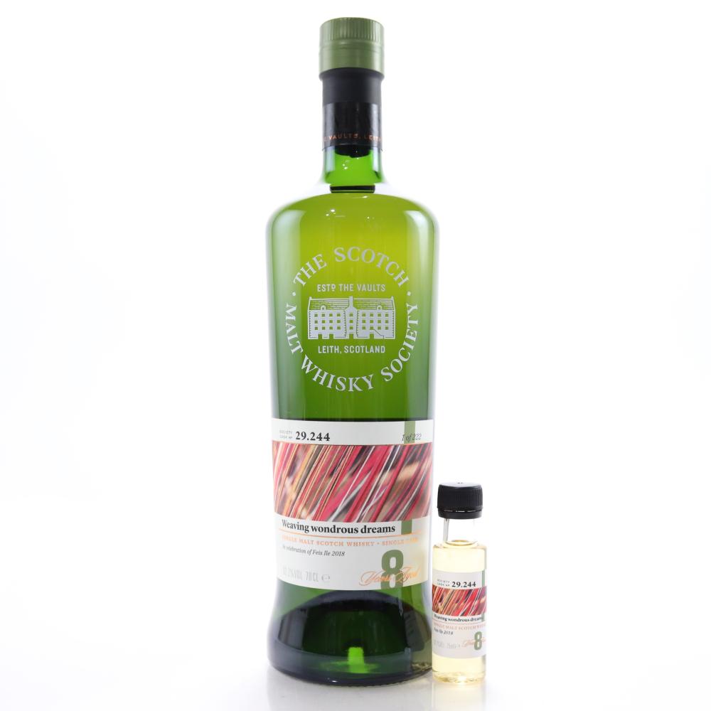 Laphroaig 8 Year Old SMWS 29.244 with Miniature 2.5cl / Feis Ile 2018
