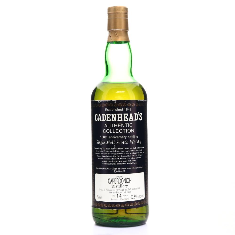 Caperdonich 1977 Cadenhead's 14 Year Old 75cl / 150th Anniversary