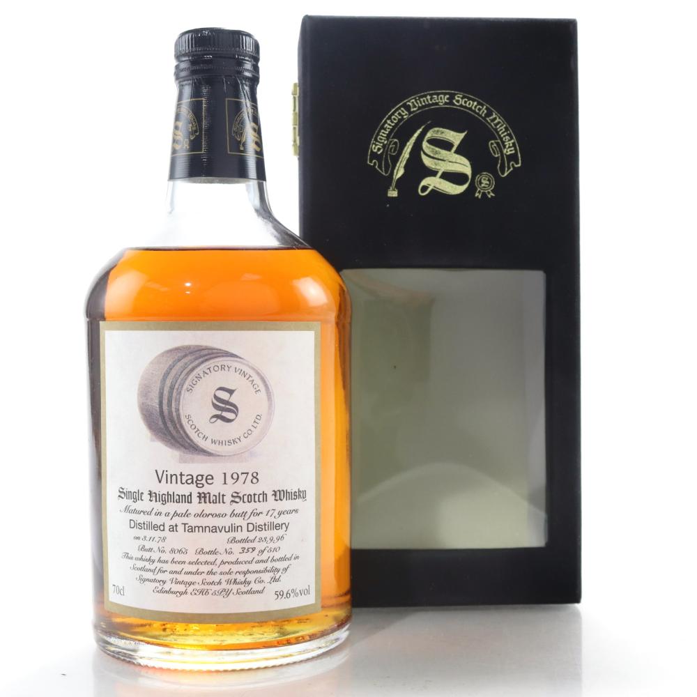 Tamnavulin 1978 Signatory Vintage 17 Year Old