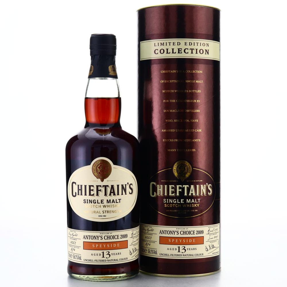 Speyside Single Malt 2009 Chieftain's 13 Year Old / Antony's Choice