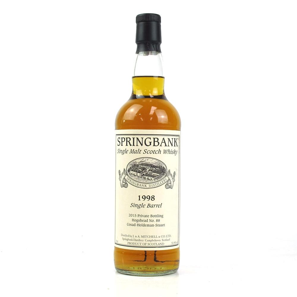 Springbank 1998 Private Bottling 17 Year Old / Fresh Sherry Hogshead 