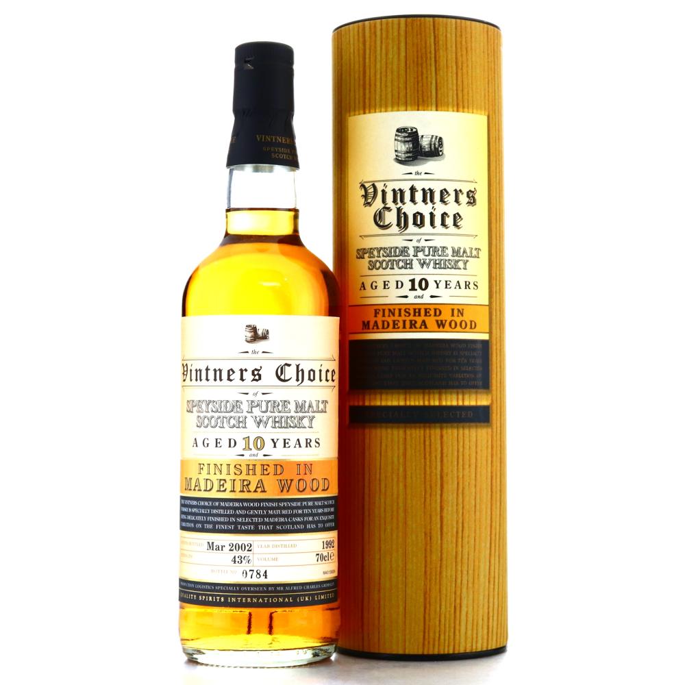 Vintners Choice 1992 Speyside Pure Malt 10 Year Old Madeira Finish