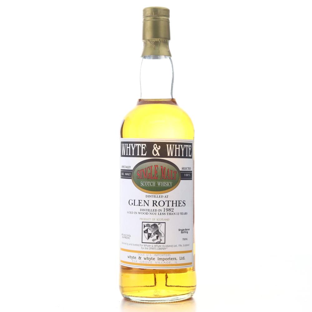 Glenrothes 1982 Whyte and Whyte 12 Year Old 75cl / Spirits Library