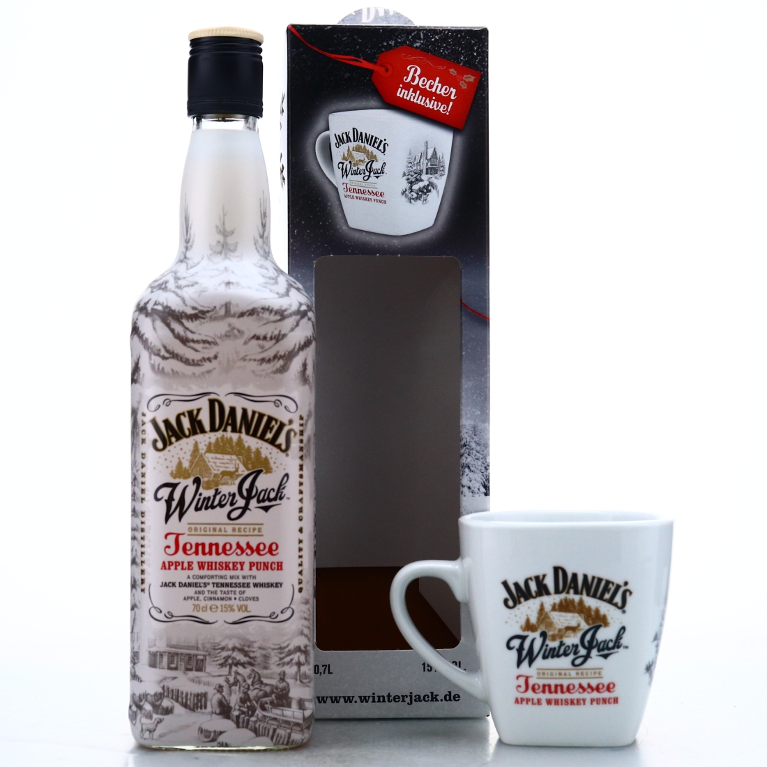 Jack Daniel's Winter Jack Tennessee Apple Whiskey Punch with Mug
