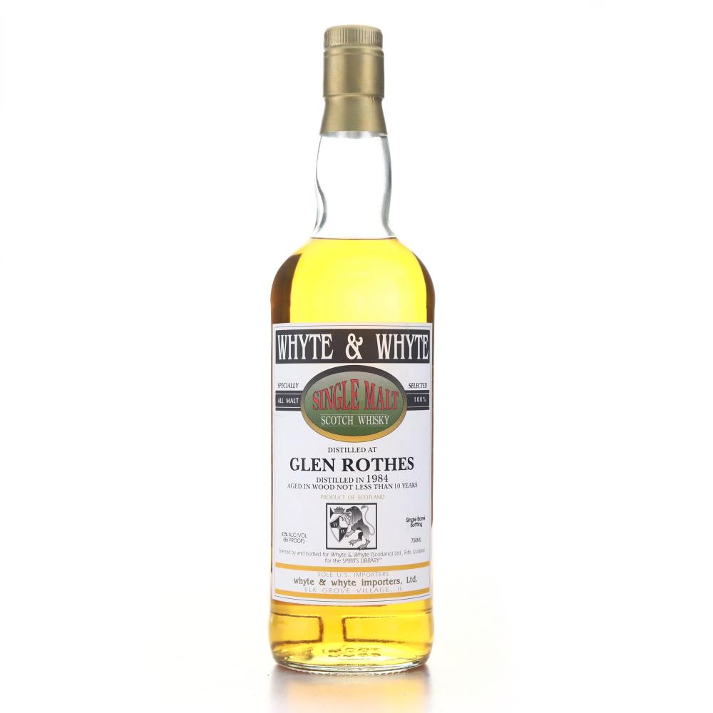 Glenrothes 1984 Whyte and Whyte 10 Year Old 75cl / Spirits Library