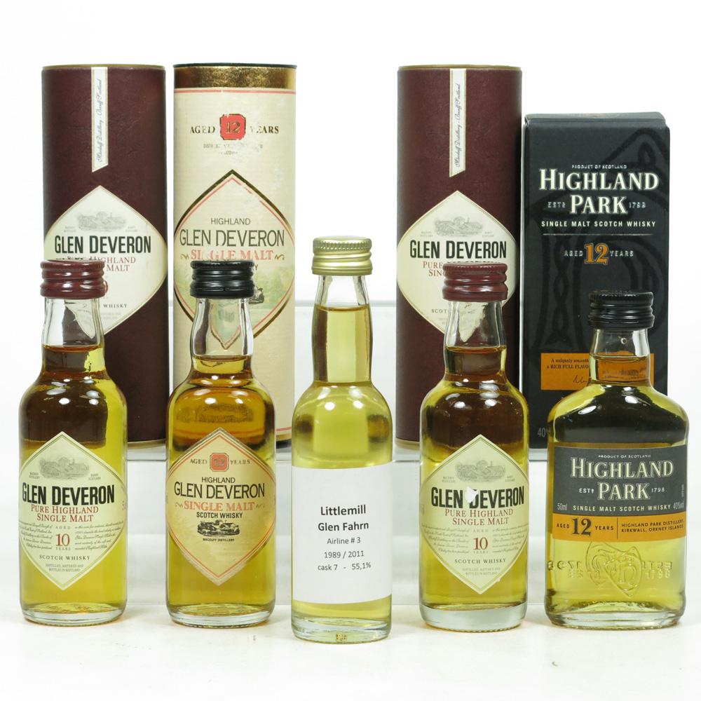 Miniature Selection including Littlemill 5x 5cl