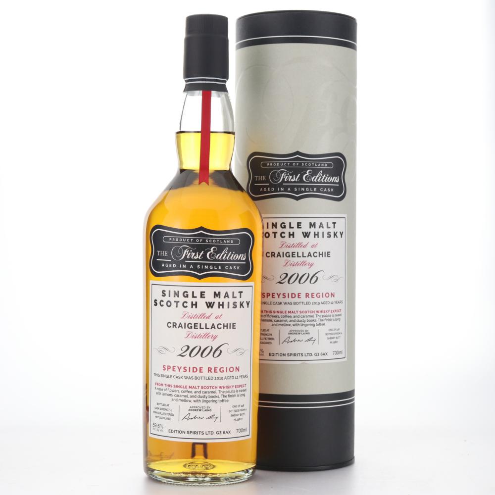 Craigellachie 2006 Edition Spirits 12 Year Old