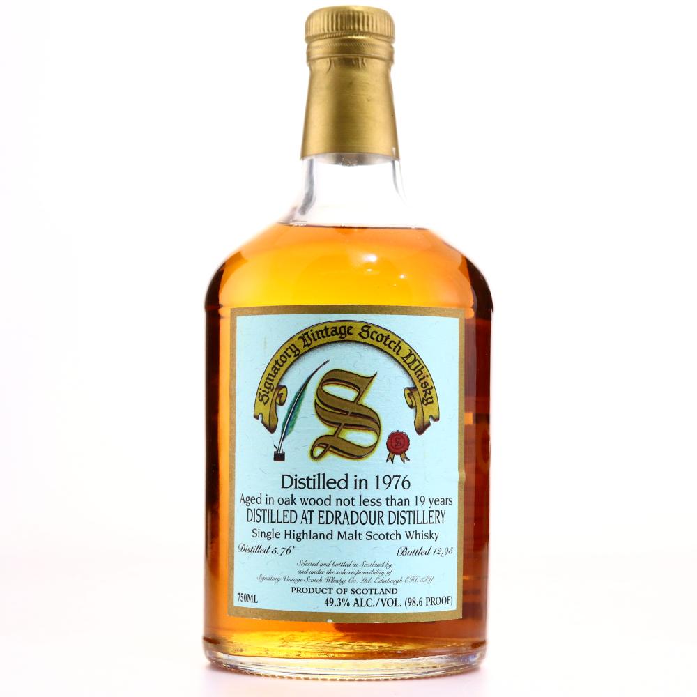 Edradour 1976 Signatory Vintage 19 Year Old 75cl / US Import