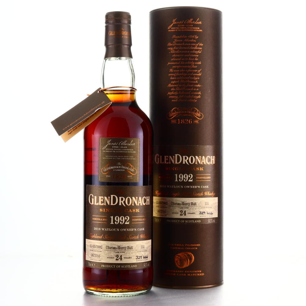 Glendronach 1992 Single Oloroso Cask 24 Year Old #131 / Wayloun Owner's
