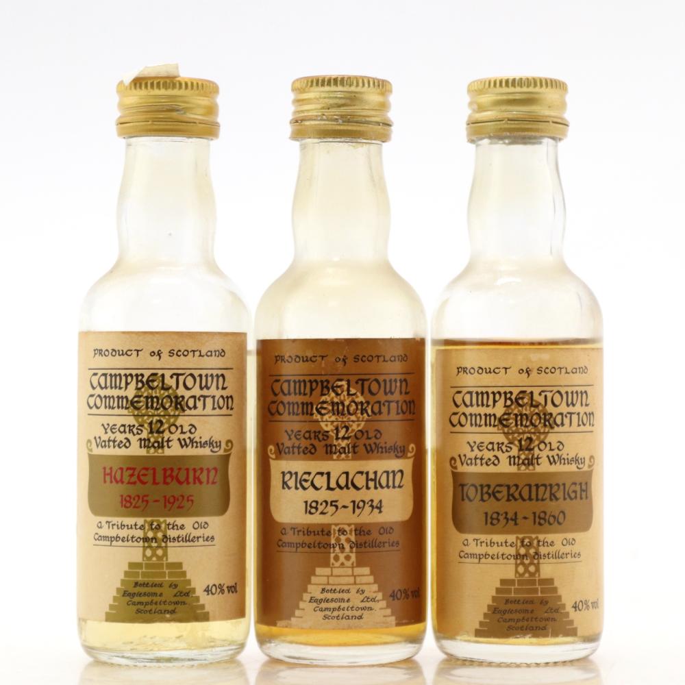 Campbeltown Commemoration Miniatures 3 x 5cl