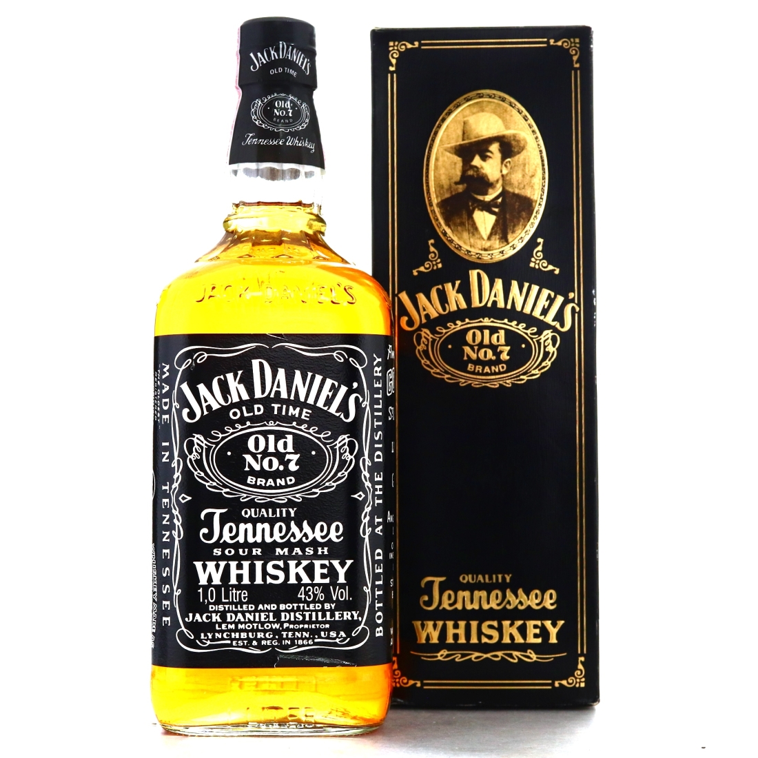 Jack Daniel's Old No.7 86 Proof 1 Litre 1990s