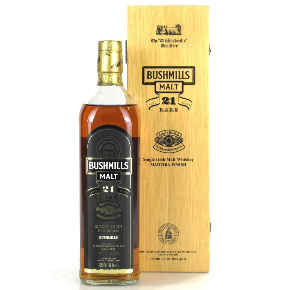 Bushmills 21 Year Old Three Wood 2001 / Madeira Finish