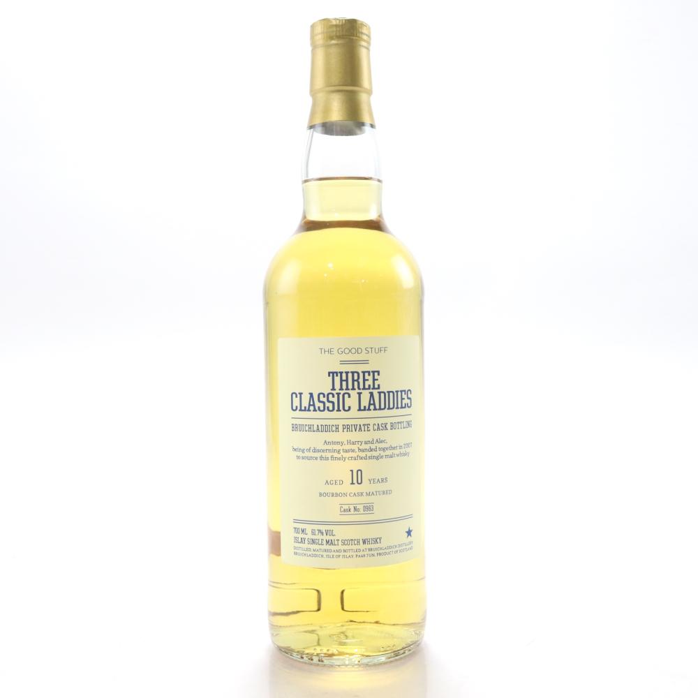 Bruichladdich 10 Year Old Private Cask #963 / Three Classic Laddies