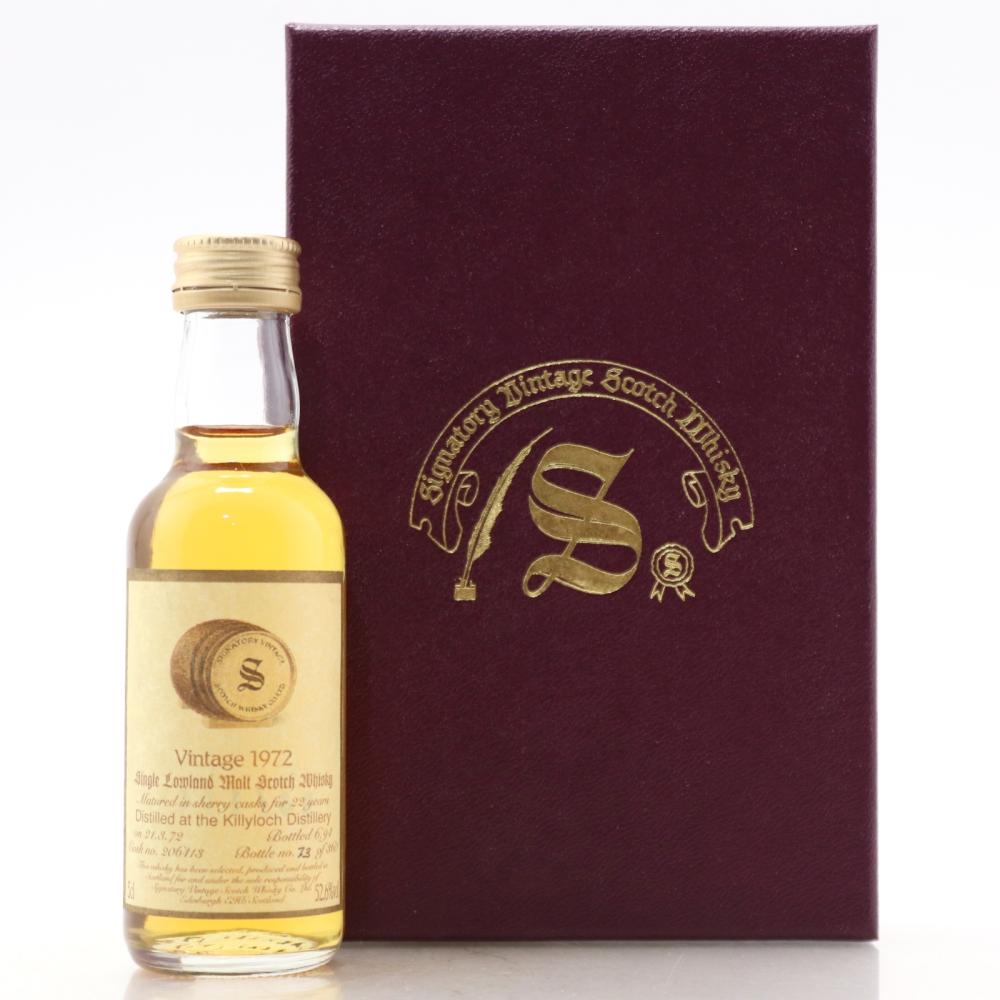 Killyloch 1972 Signatory Vintage 22 Year Old Miniature 5cl