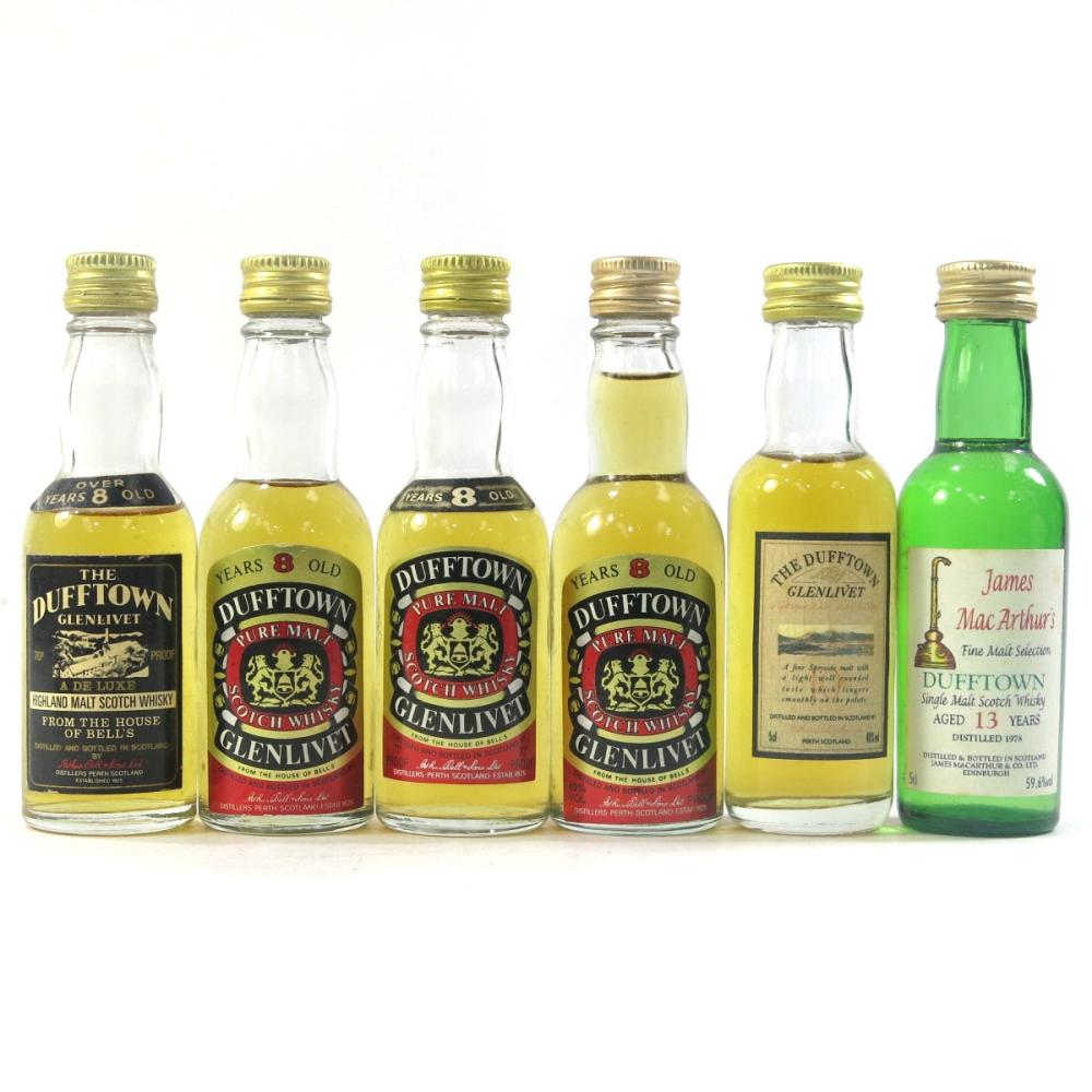 Dufftown Miniature Selection x 6