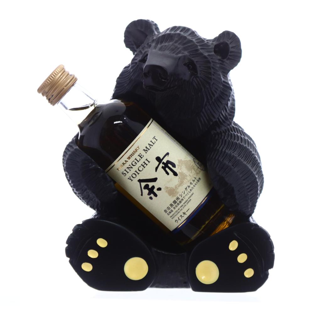 Yoichi Single Malt Miniature with Bear Plinth