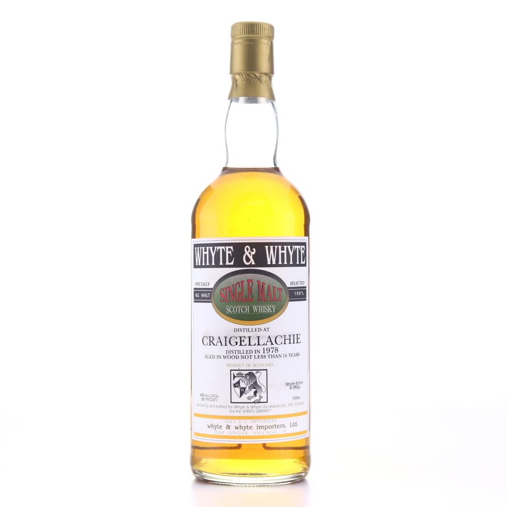 Craigellachie 1978 Whyte and Whyte 16 Year Old 75cl / Spirits Library