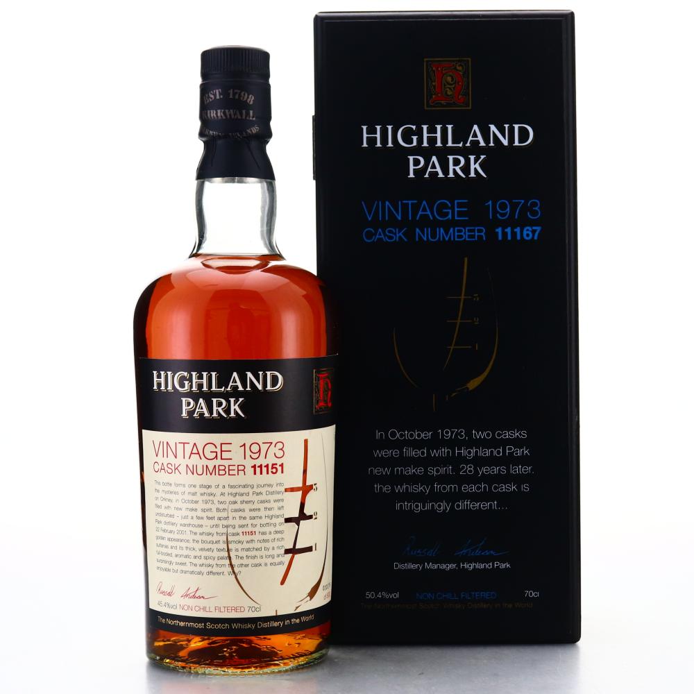 Highland Park 1973 Single Sherry Cask 28 Year Old #11151